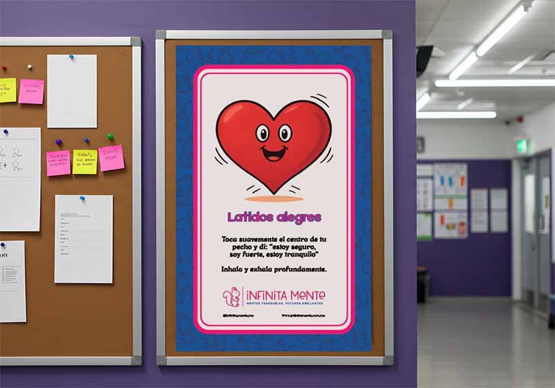 Posters educativos de Infinita Mente